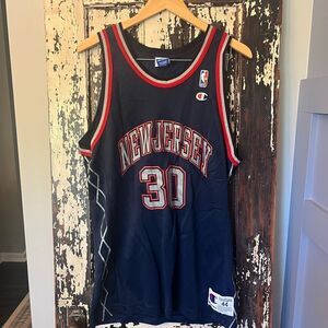 Champion NBA Kittles New Jersey Nets #30Jersey size 44. Vintage.